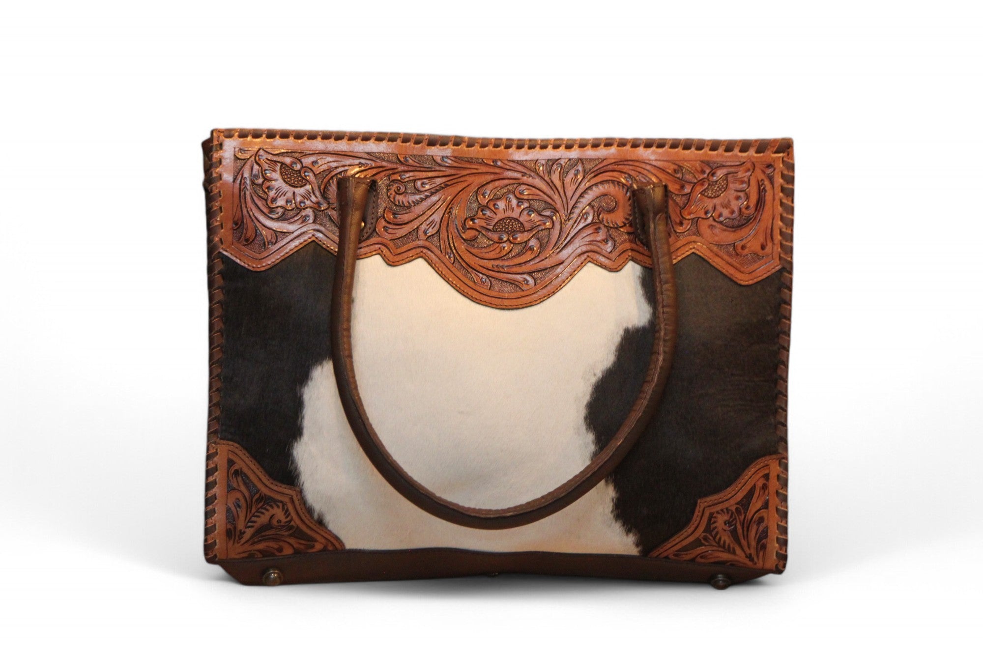 Montana Twist Genuine Leather Cowhide Handbag