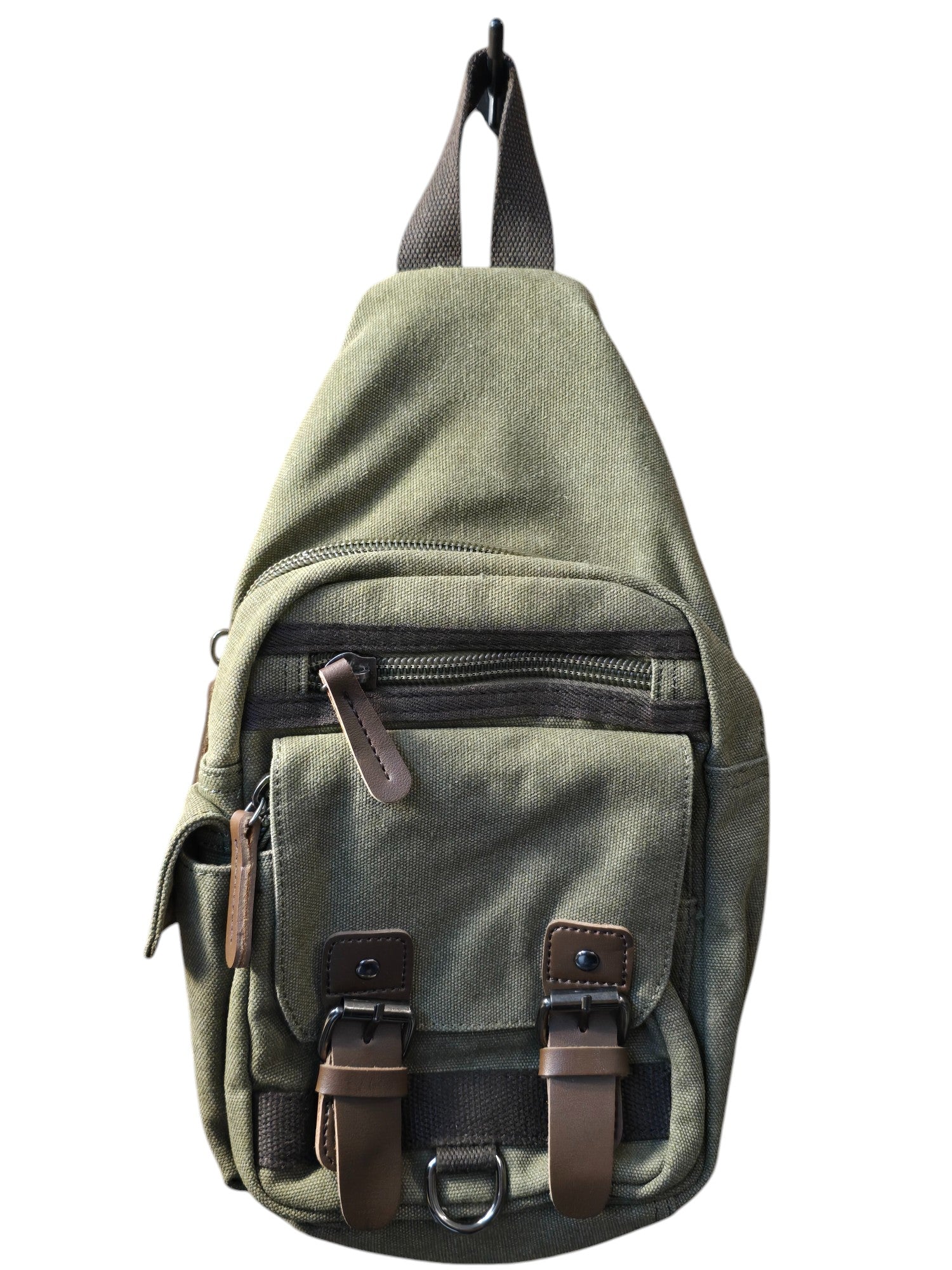 Montana Twist Small Canvas Sling Backpack