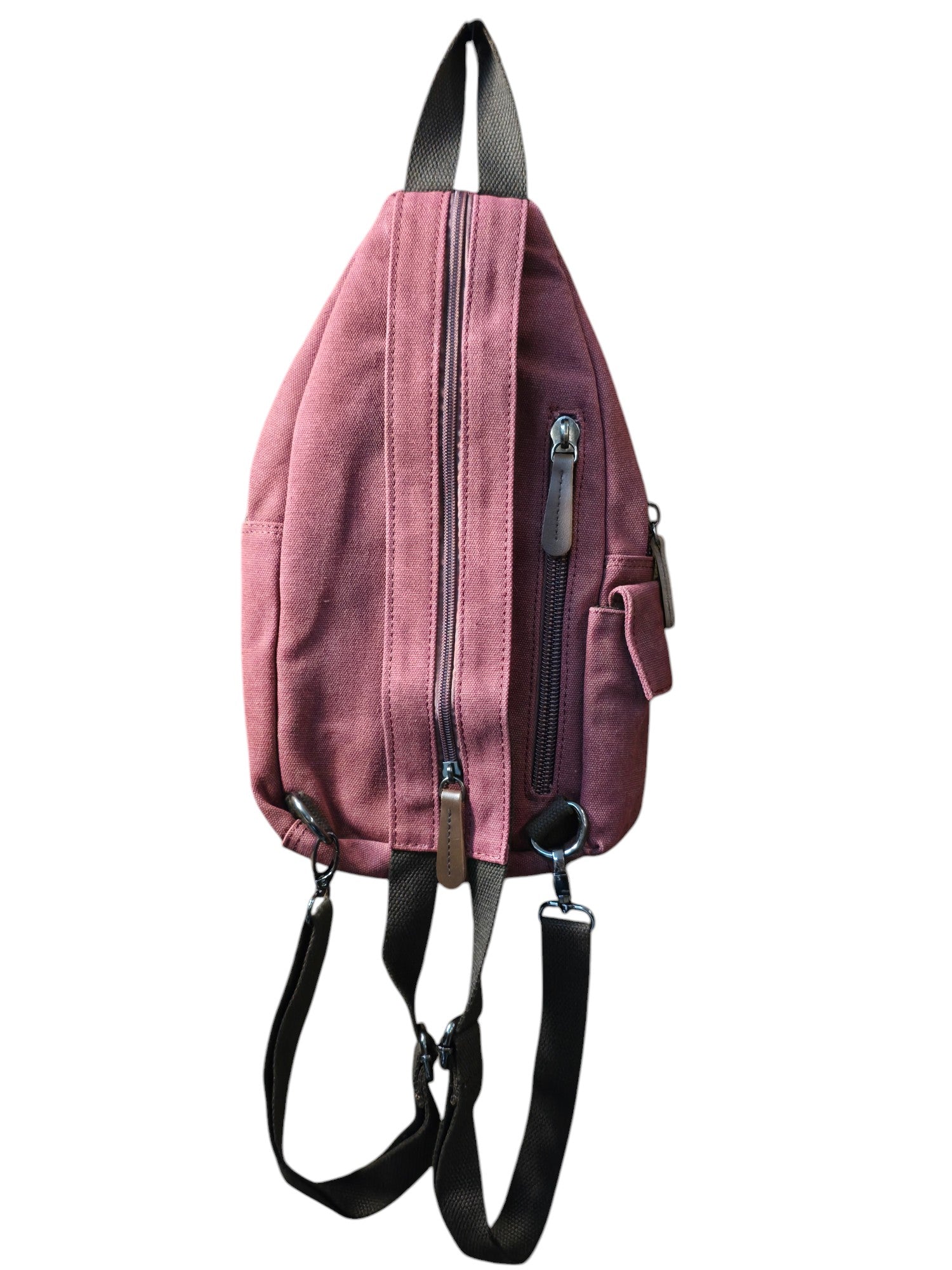 Montana Twist Small Canvas Sling Backpack