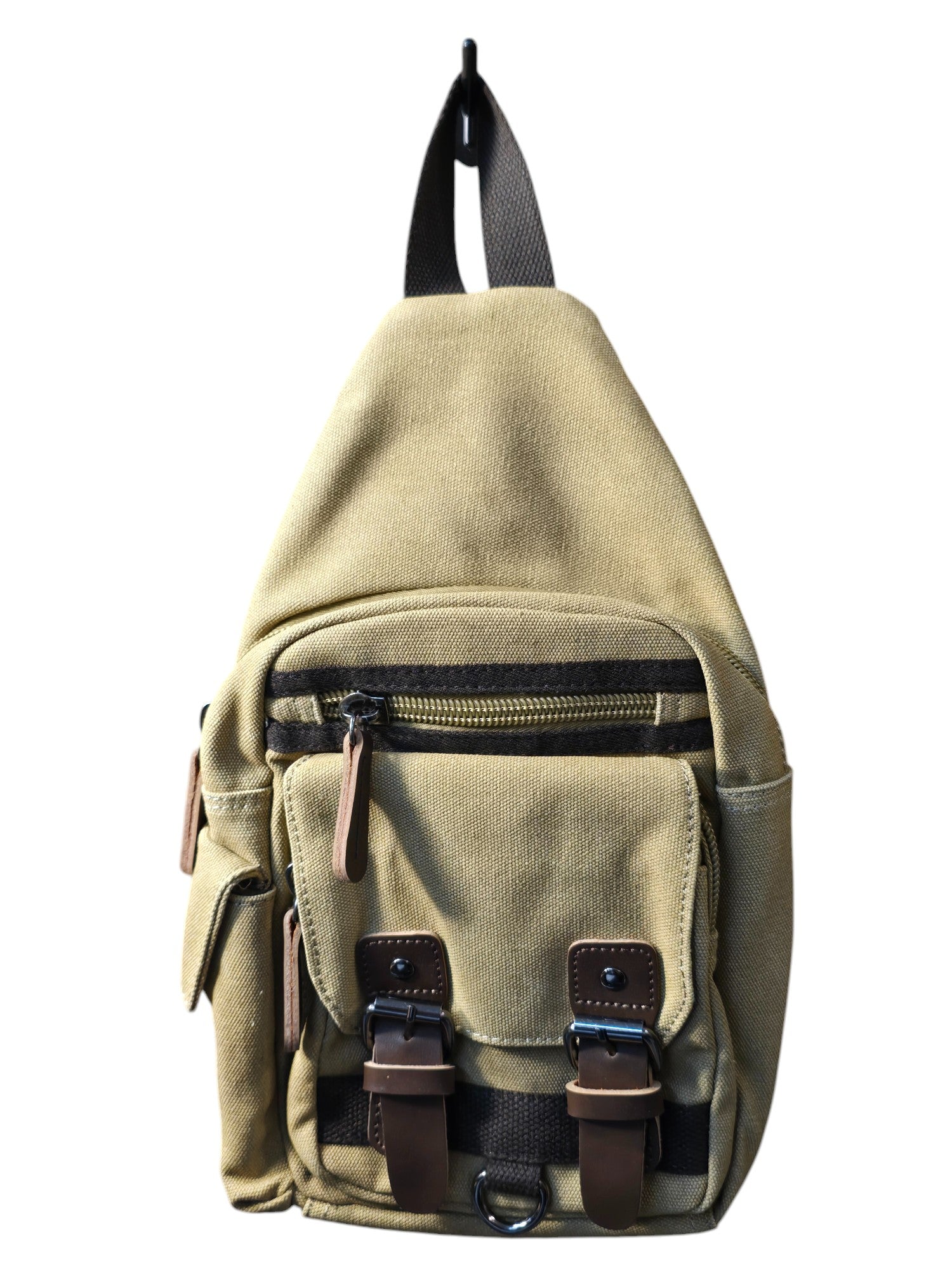 Montana Twist Small Canvas Sling Backpack