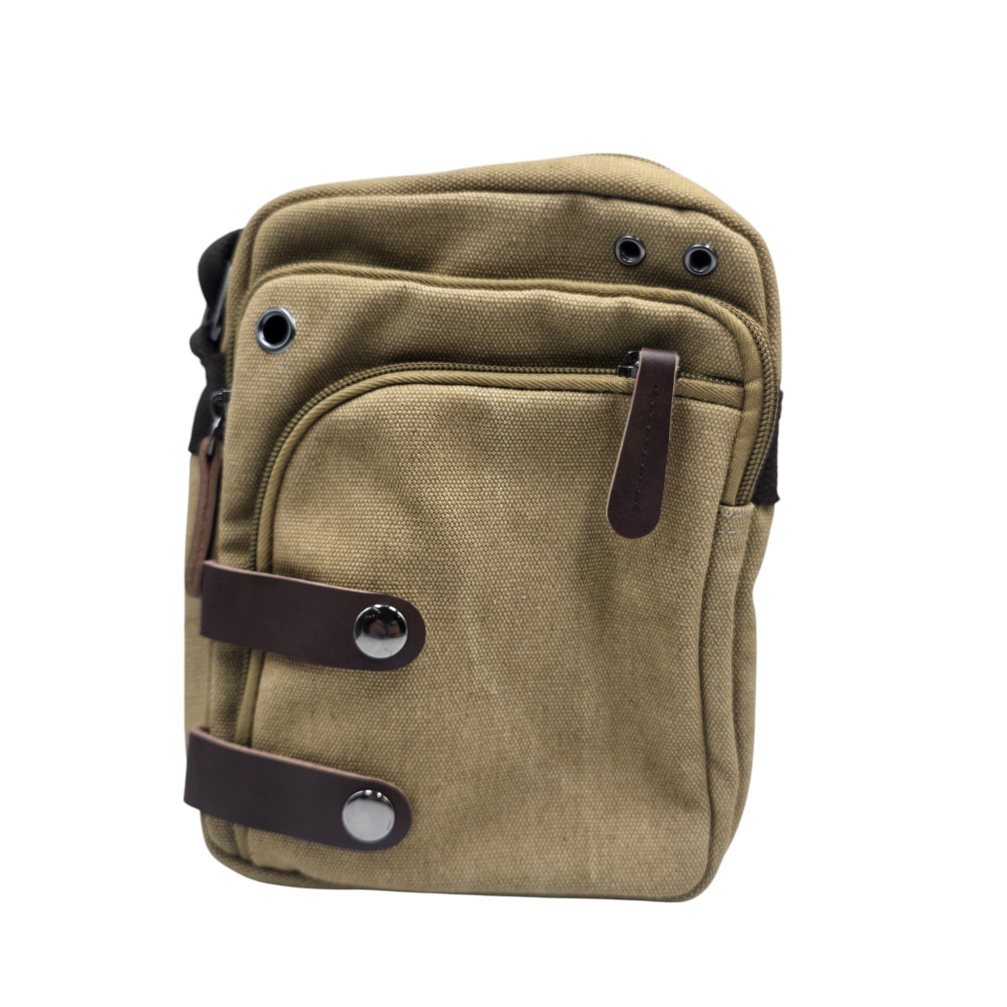 Montana Twist Small Canvas Shoulder Bag