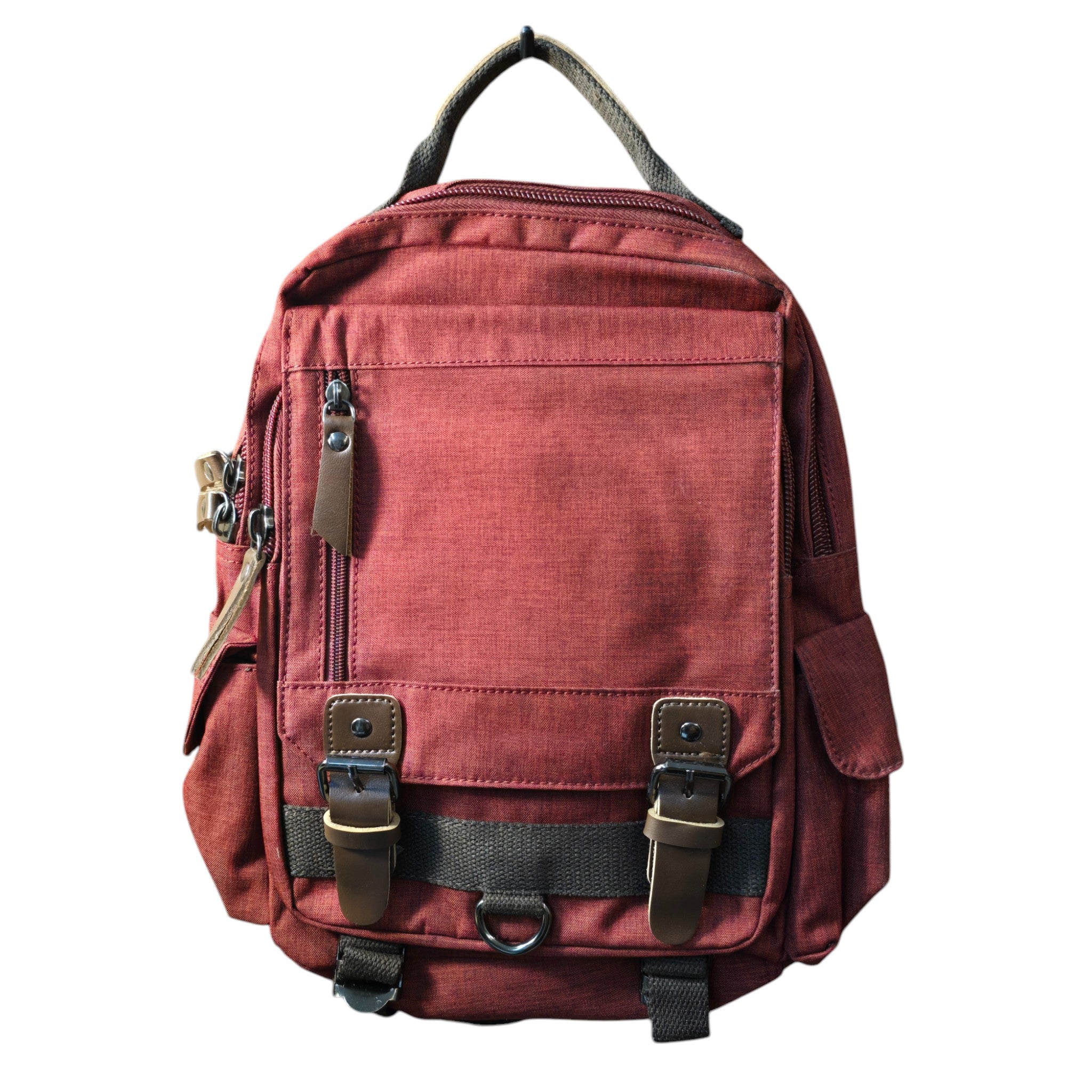 Montana Twist Small Canvas Messenger Backpack