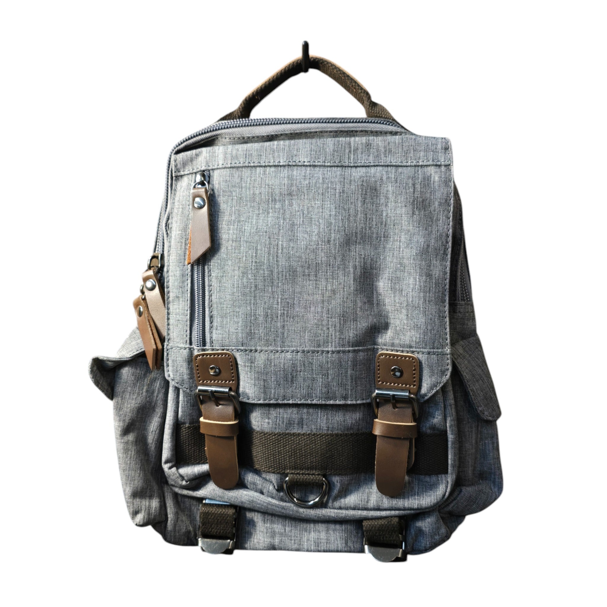 Montana Twist Small Canvas Messenger Backpack