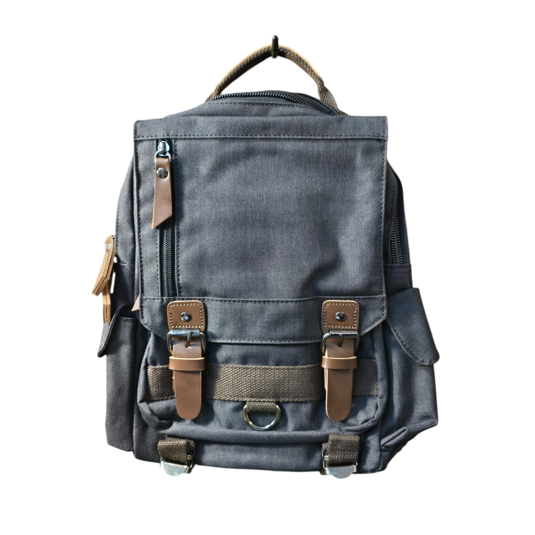 Montana Twist Small Canvas Messenger Backpack
