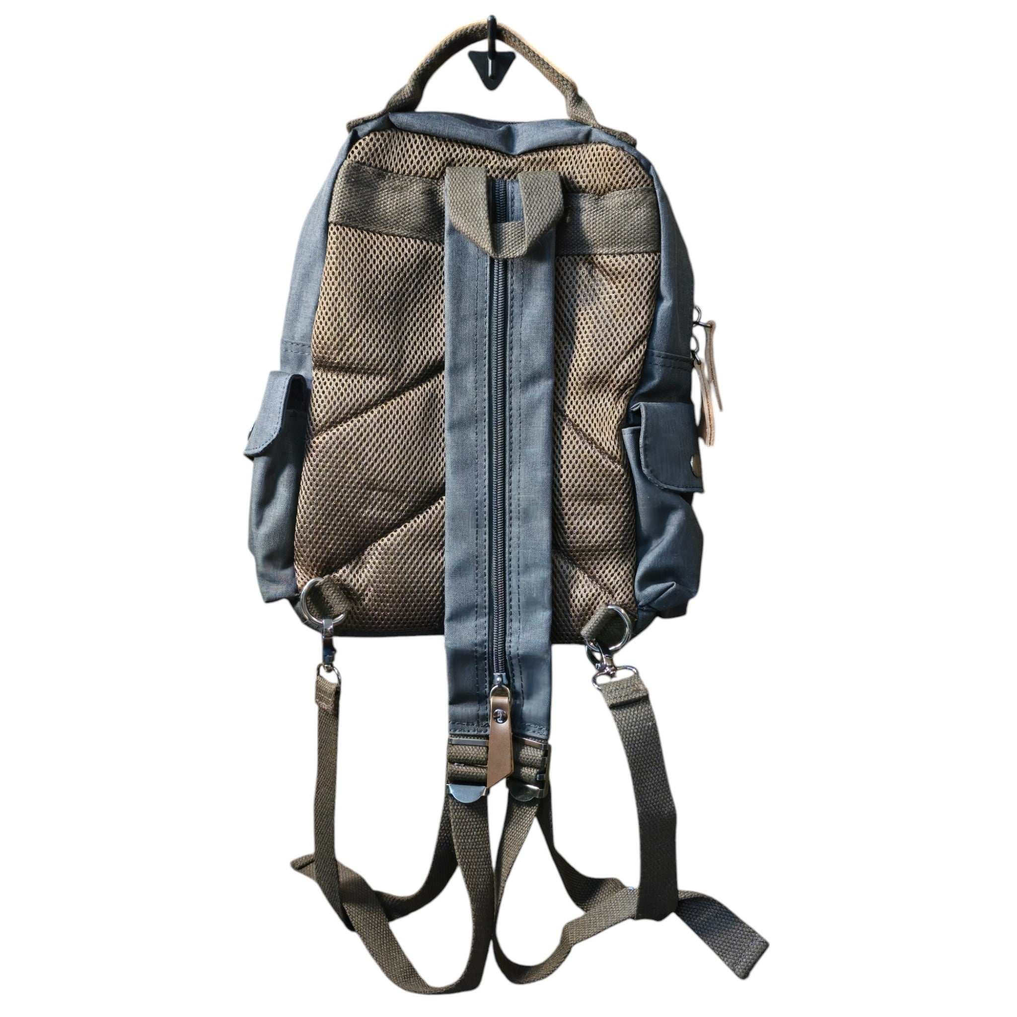 Montana Twist Small Canvas Messenger Backpack