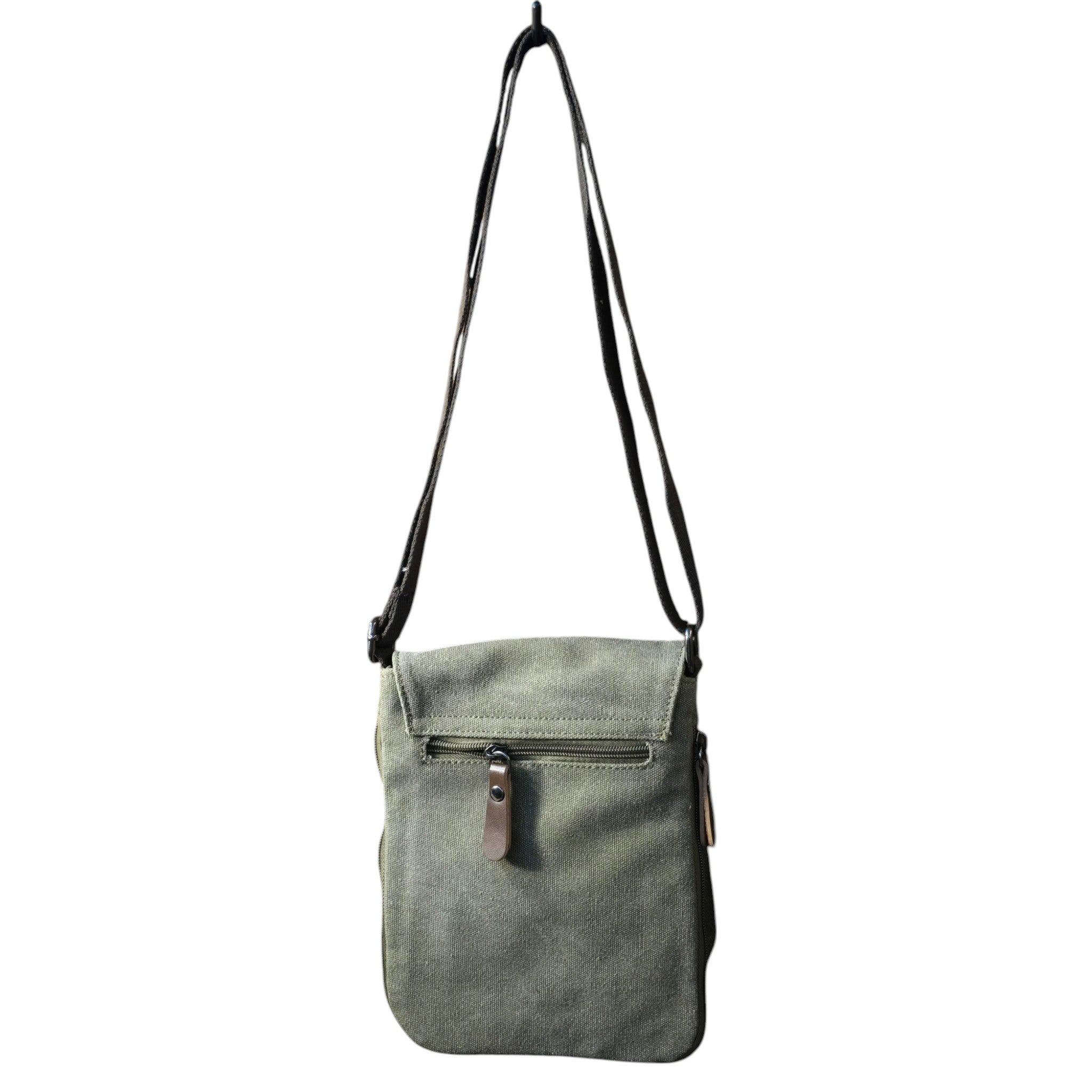 Montana Twist Slim Canvas Messenger Bag