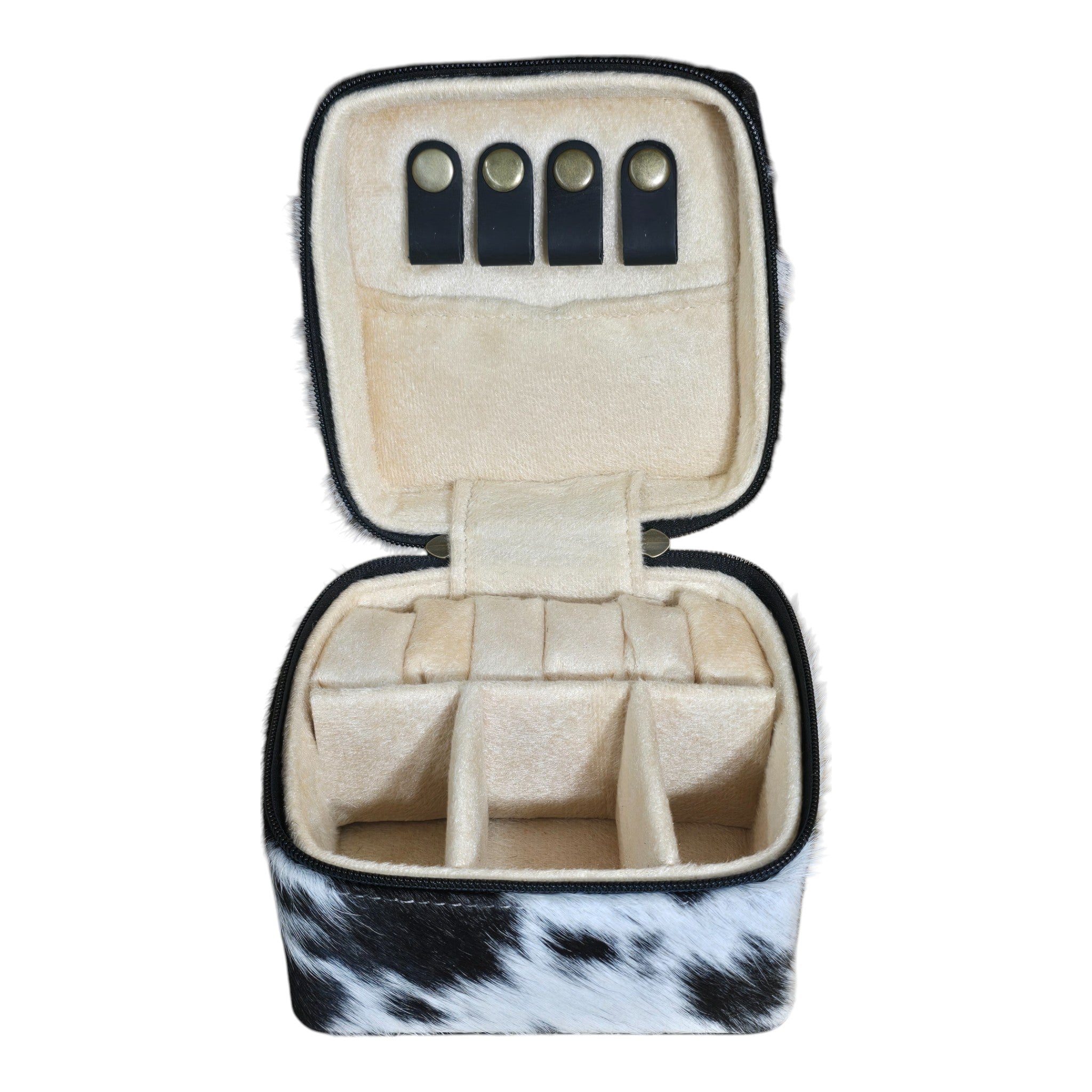 Montana Twist Genuine Leather Large Hair-On Jewelry Box