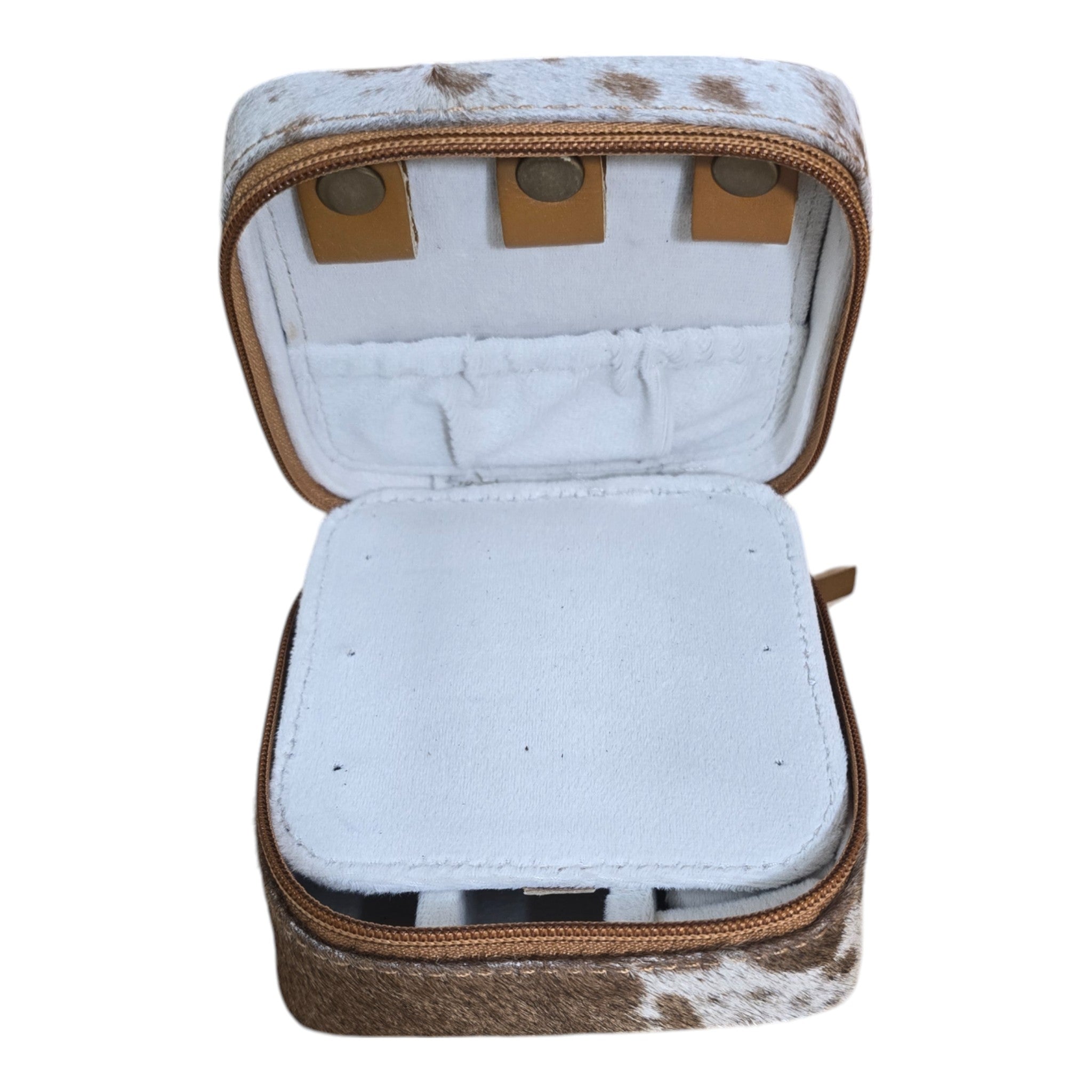 Montana Twist Genuine Leather Embossed Jewelry Case - Western Flora