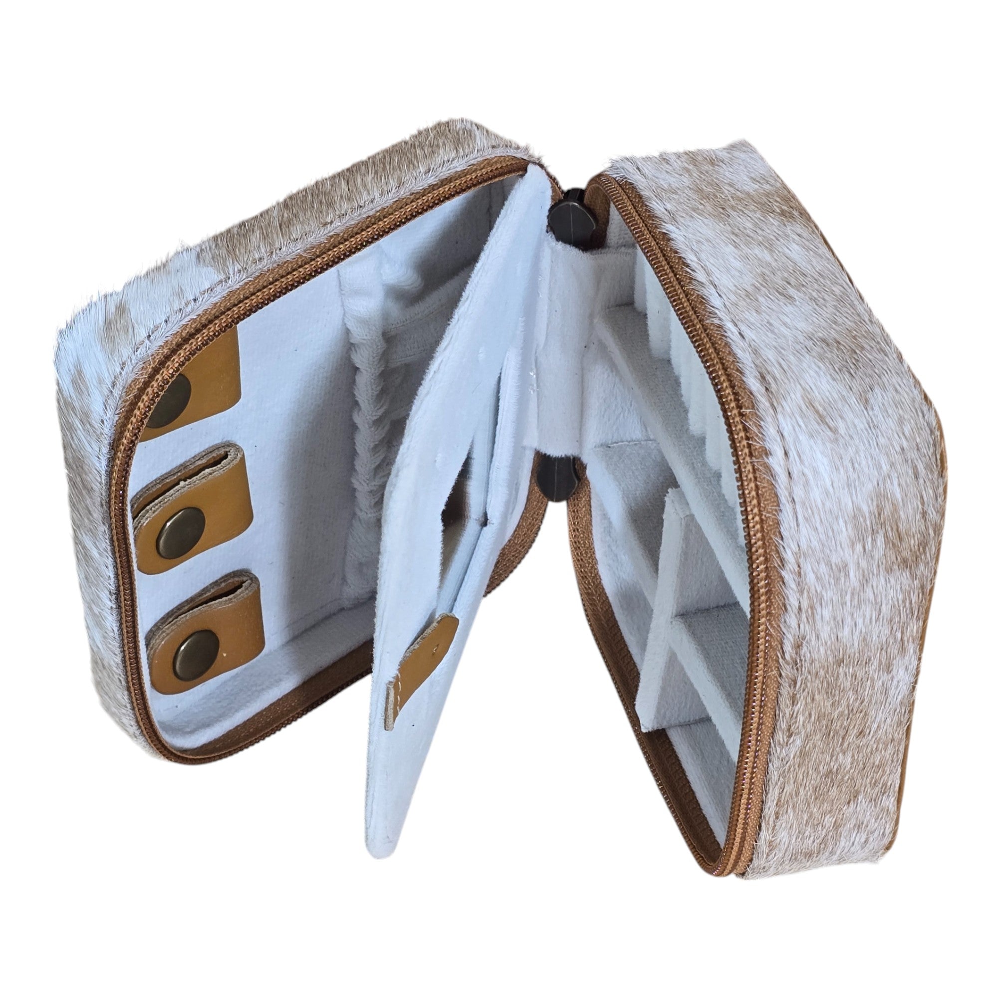 Montana Twist Genuine Leather Small Jewelry Box - Sunflower