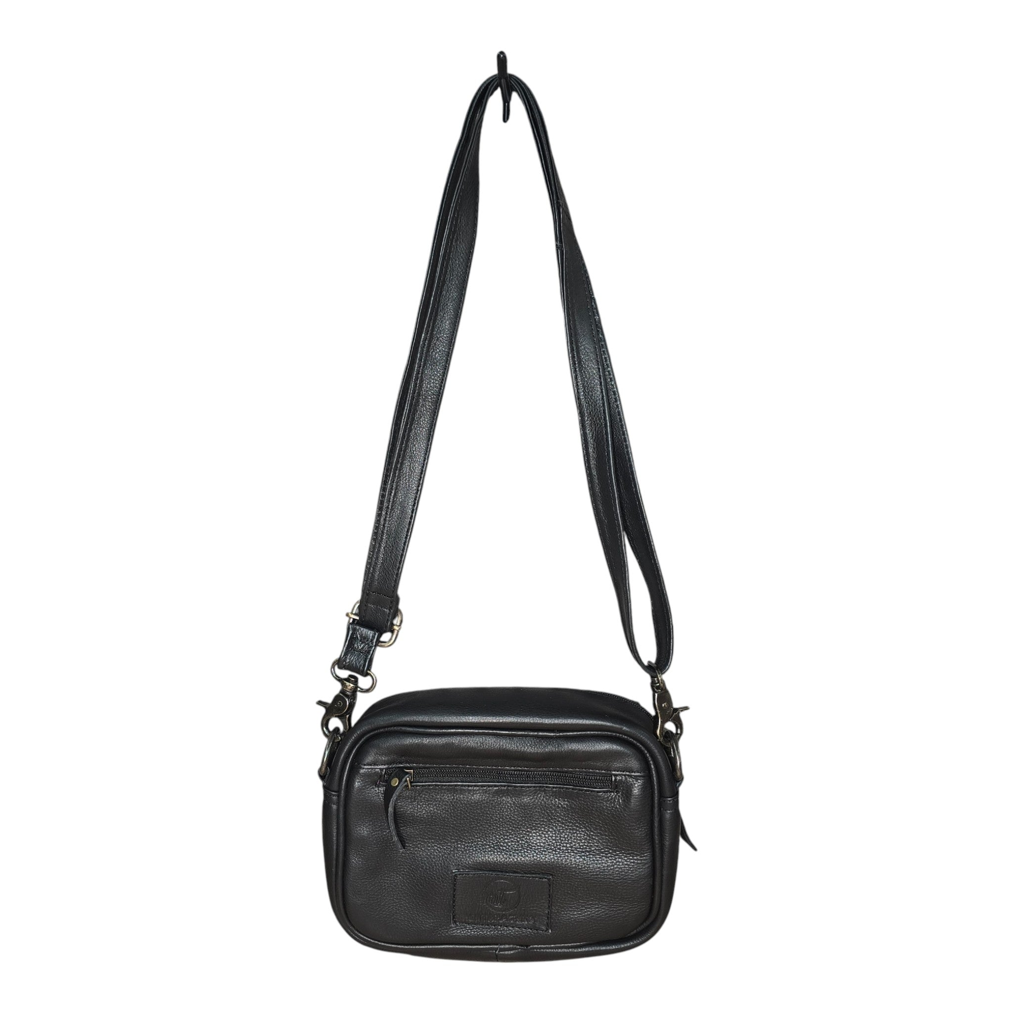 Montana Twist Genuine Leather Boot Stitch Crossbody Bag