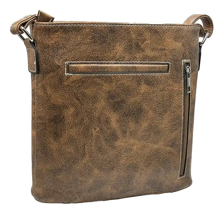 Montana Twist Concealed Carry Vintage Brown Handbag