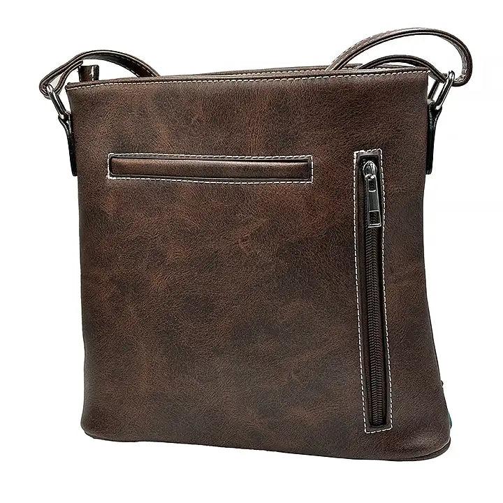 Montana Twist Concealed Carry Coffee Brown Handbag