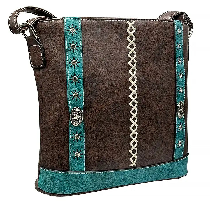 Montana Twist Concealed Carry Coffee Brown Handbag